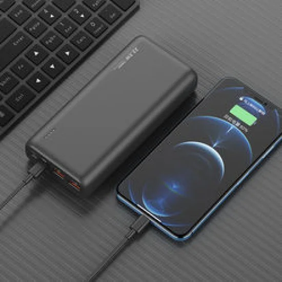 Foneng Power Bank P52 Dual USB 20000mAh 22.5W PD+QC3.0 Black